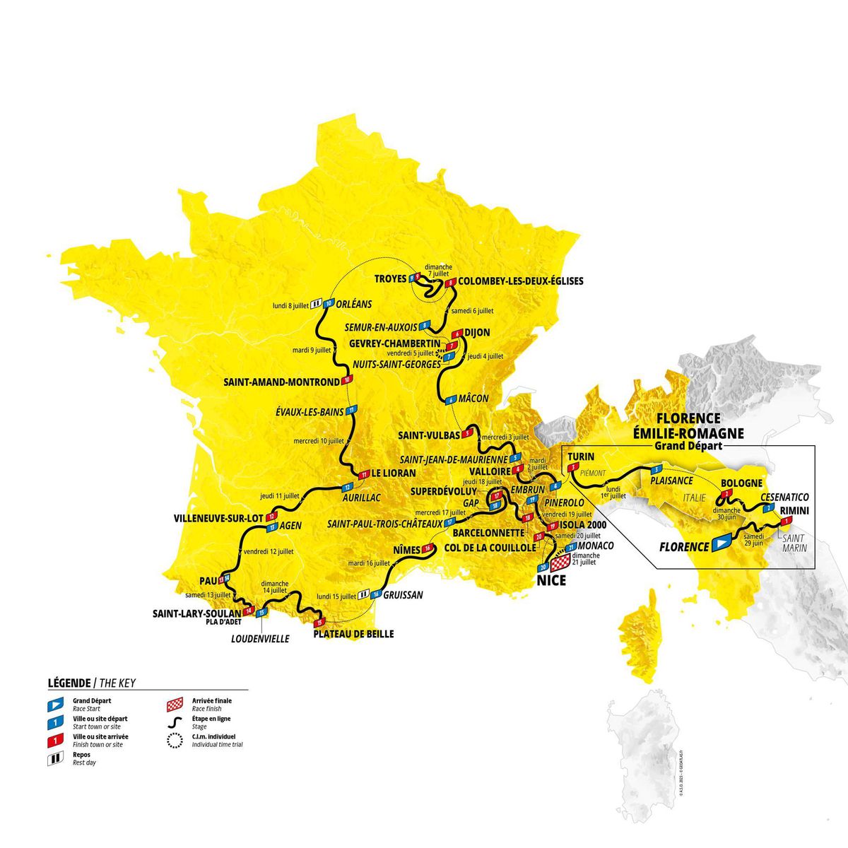 Tour de France 2024 TV and streaming schedule stages route